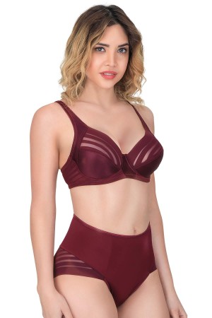 BORDEAUX MI Podyumplus 177 D مجموعة حمالة الصدر