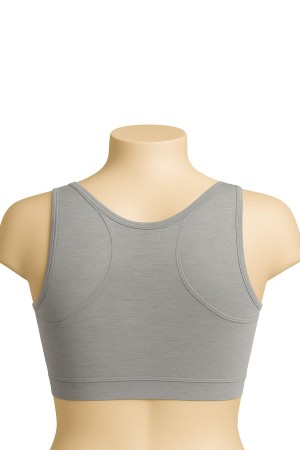 حمالة صدر تدريب مبطنة بأشرطة سميكة من GRAY MI Podiumplus 1816، عبوة من 6 قطع