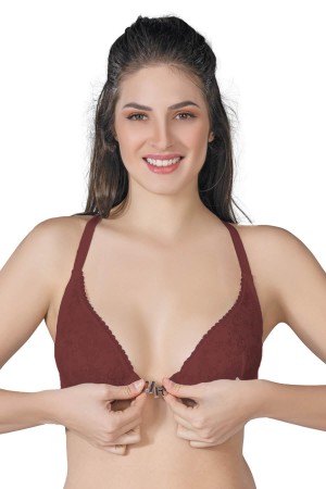 حمالة صدر رياضية BORDEAUX MI Podiumplus 187 B بفتحة أمامية وسلك داخلي