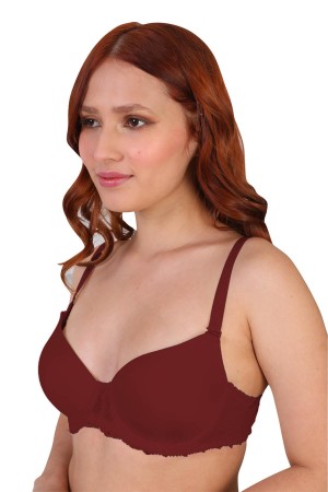 حمالة صدر بوردو MI 189B مبطنة بالدانتيل مع سلك داخلي