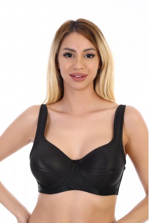 حمالة صدر سوداء MI 191 D بسلك داخلي لتشكيل وتصغير الصدر