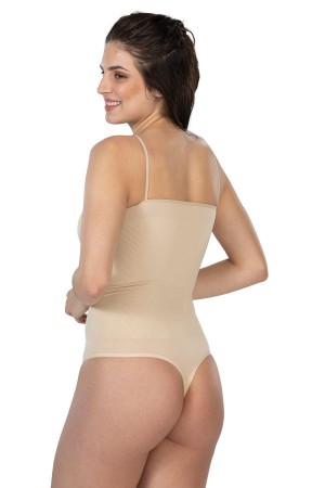 TEN MI Podyumplus 1927 İp Askıllı Ripli String Body