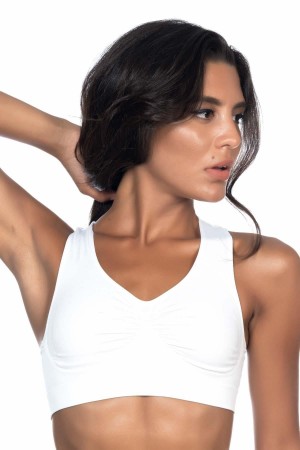 مشدّ رياضي أبيض من بوديوم بلس 4011