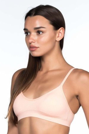 مشدّ صدر مبطن بأشرطة رفيعة من POWDER MI Podyumplus 4020