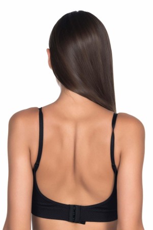 مشدّ أسود من نوع MI Podiumplus 4040 بتصميم مصغر بخطاف وعين