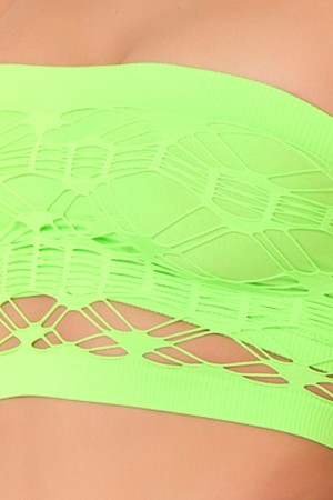 مشدّ صدر بدون حمالات من GREEN MI Podyumplus 4050 مزدوج الحياكة