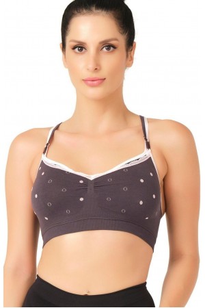 حمالة صدر للرضاعة بلون أنثراسيت من ماركة MI Podiumplus 5310