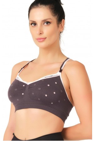 حمالة صدر للرضاعة بلون أنثراسيت من ماركة MI Podiumplus 5310