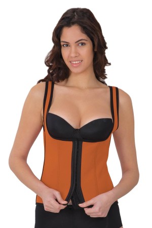 مشدّ رياضي مفتوح الصدر من أورانج، رقم الموديل MI 9173، مزود بمشابك