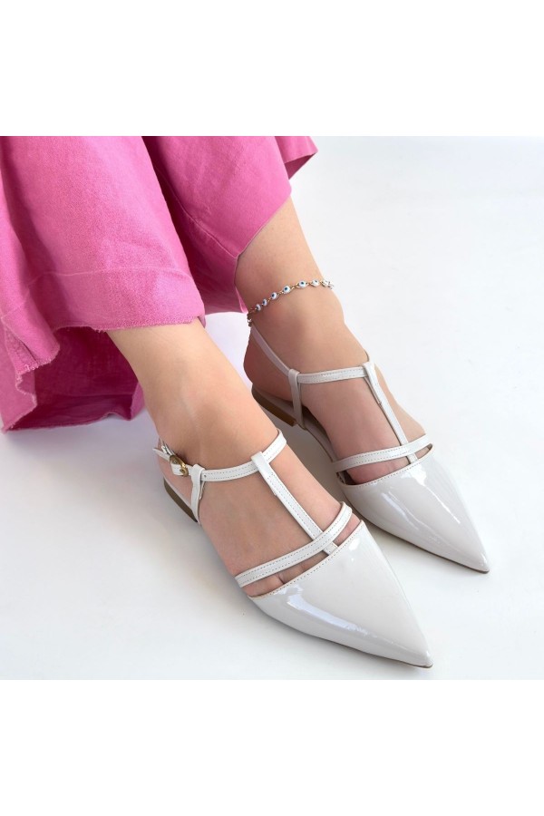 Canca Ten Patent Leather Ballet Flats