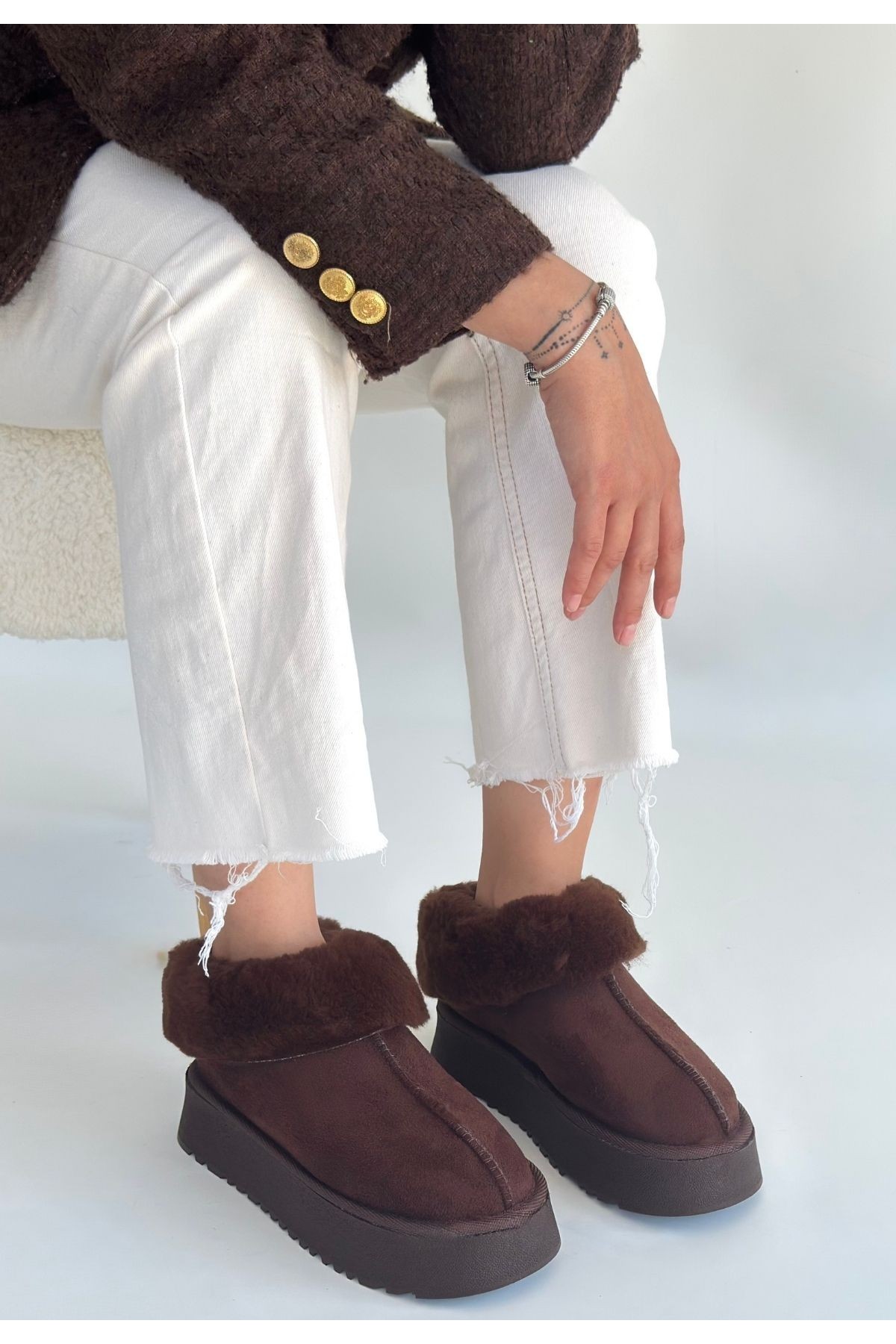 Edali Brown Suede Boots