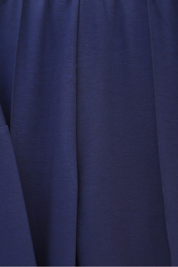 Round Neck Çimalı Oyşo Two-Piece Set -Navy blue