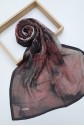 Natural Viscose Scarf -Maroon