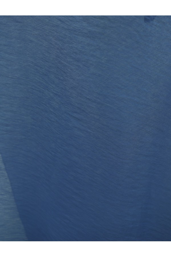 Glittery Voile Scarf  -Dark blue