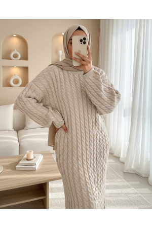 فستان تريكو للشعر -حجر