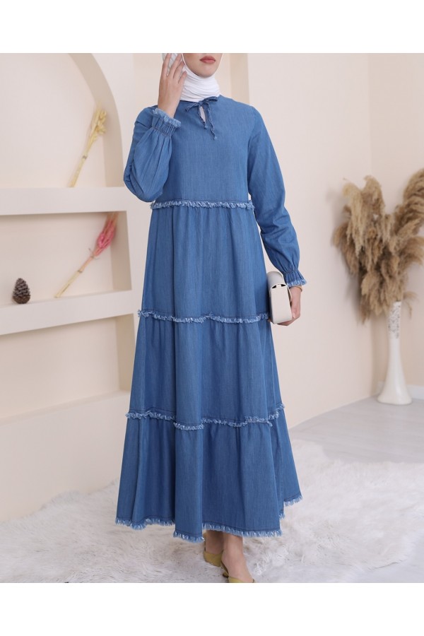 Denim Dress -Blue