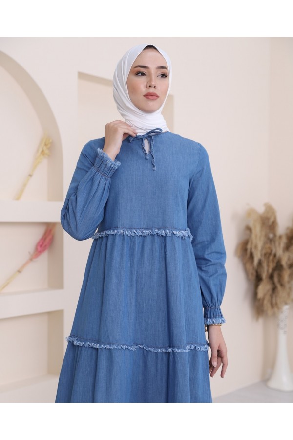 Denim Dress -Blue