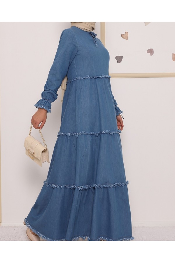 Denim Dress -Blue