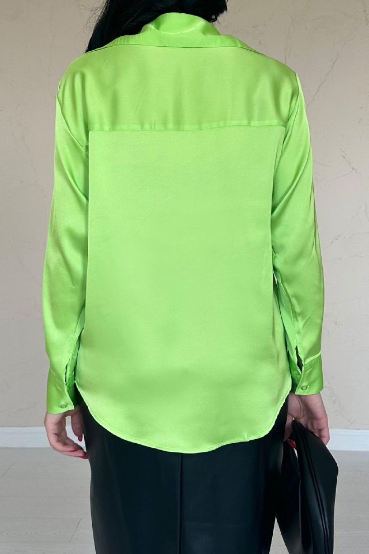 Neon Satin Shirt detay görseli