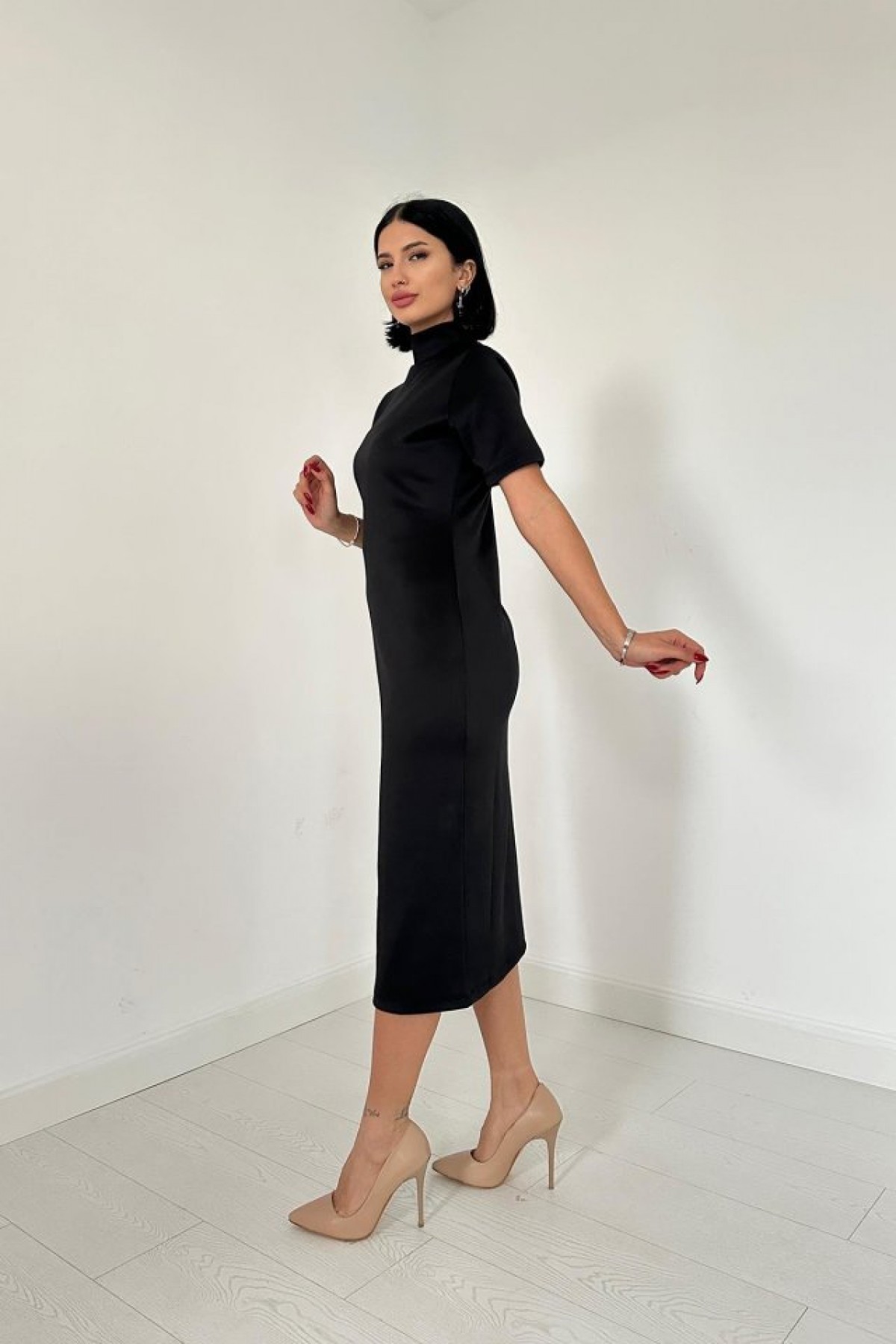 Black Turtleneck Dress