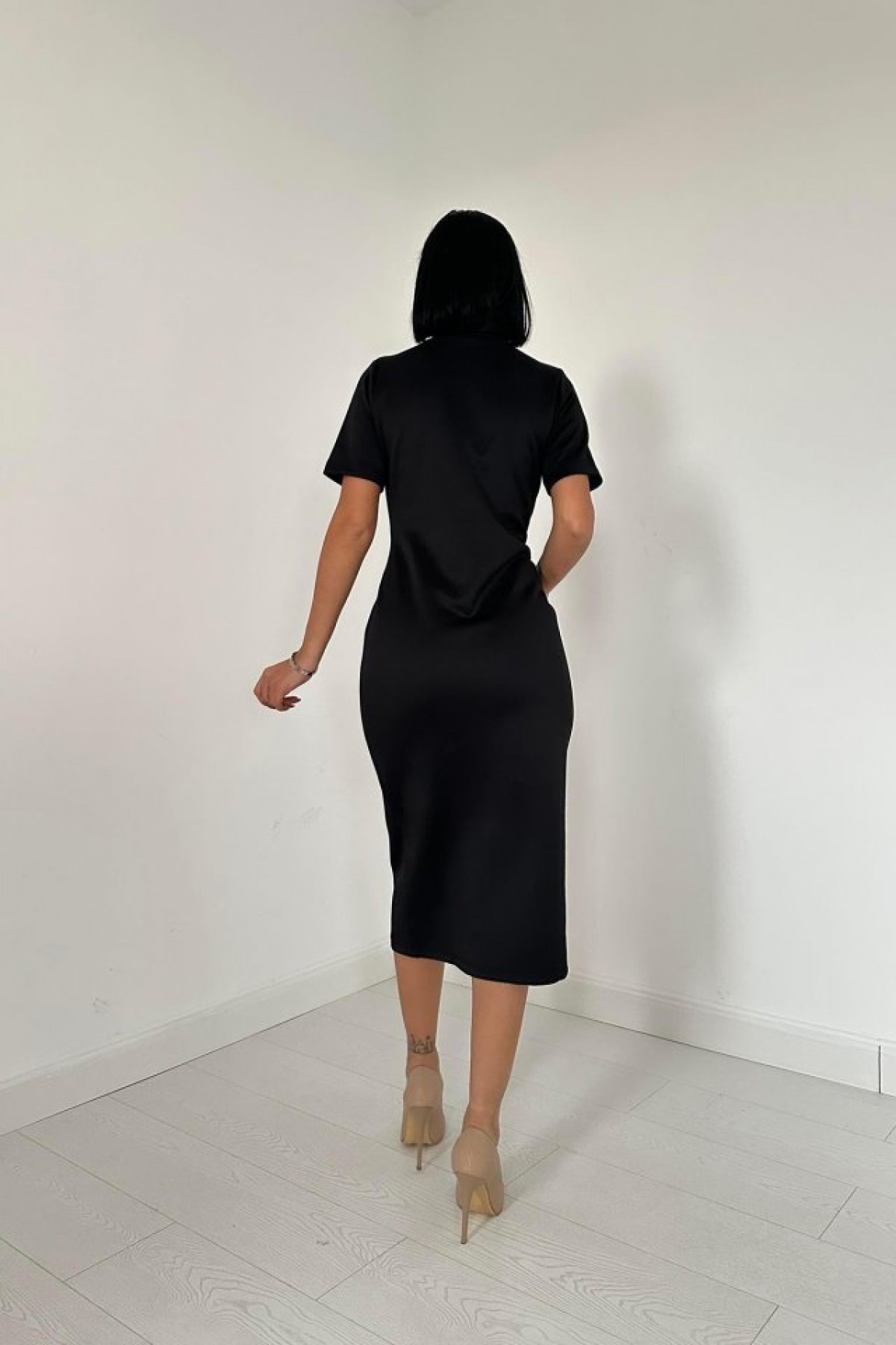 Black Turtleneck Dress detay görseli