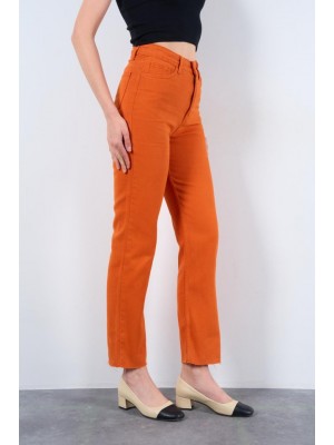 Strong Düz Pantolon - Oranj