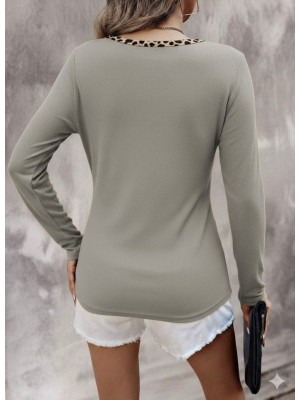 Kadın Uzun Kollu V Yakalı Kaşkorse Bluz