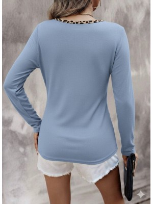 Kadın Uzun Kollu V Yakalı Kaşkorse Bluz