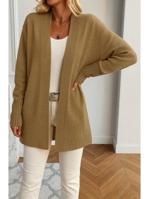 Women's Long Sleeve Open Front Knitwear Cardigan