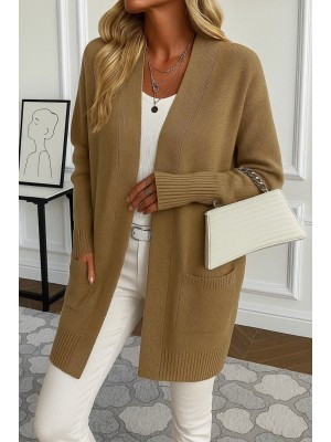 Women's Long Sleeve Open Front Knitwear Cardigan