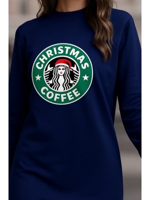 Kadın Uzun Kollu Bisiklet Yaka Viskon Iki Iplik Bluz