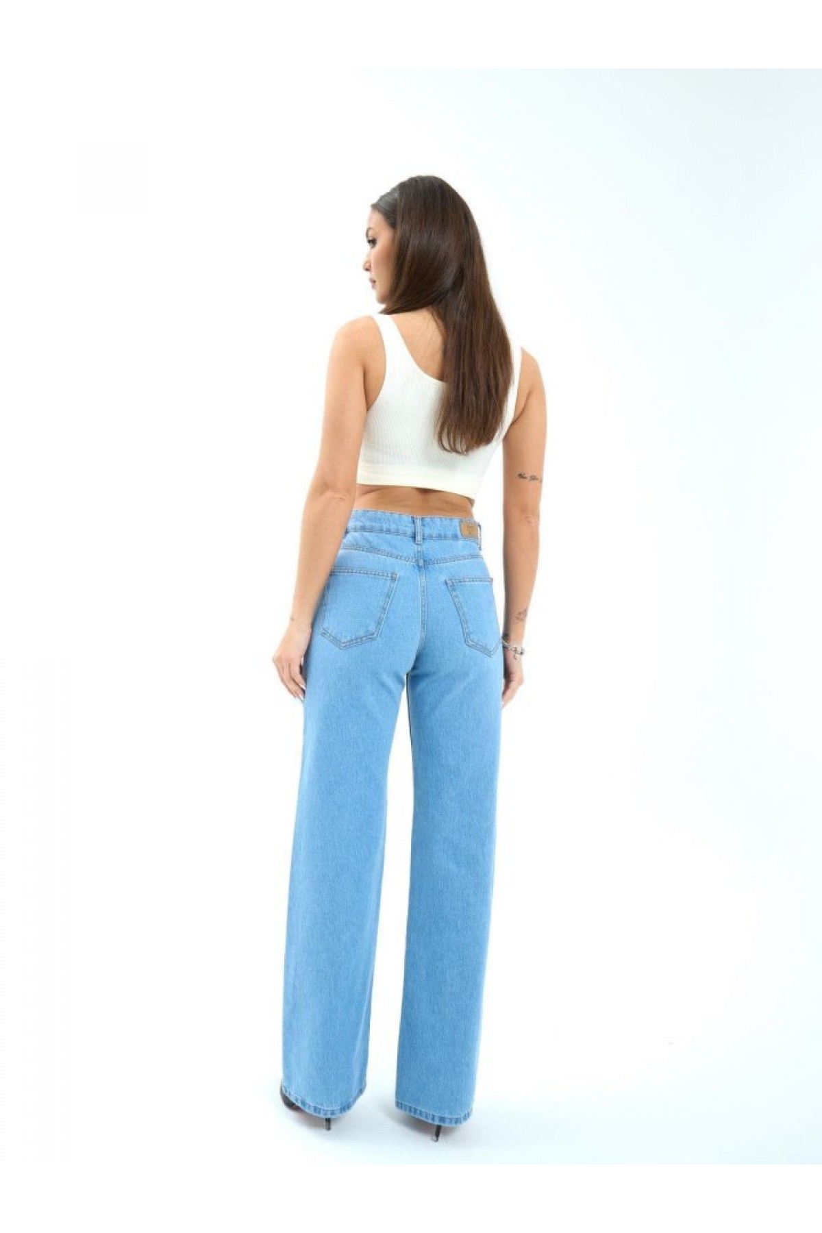 7044 KOT PANTOLON-MAVİ