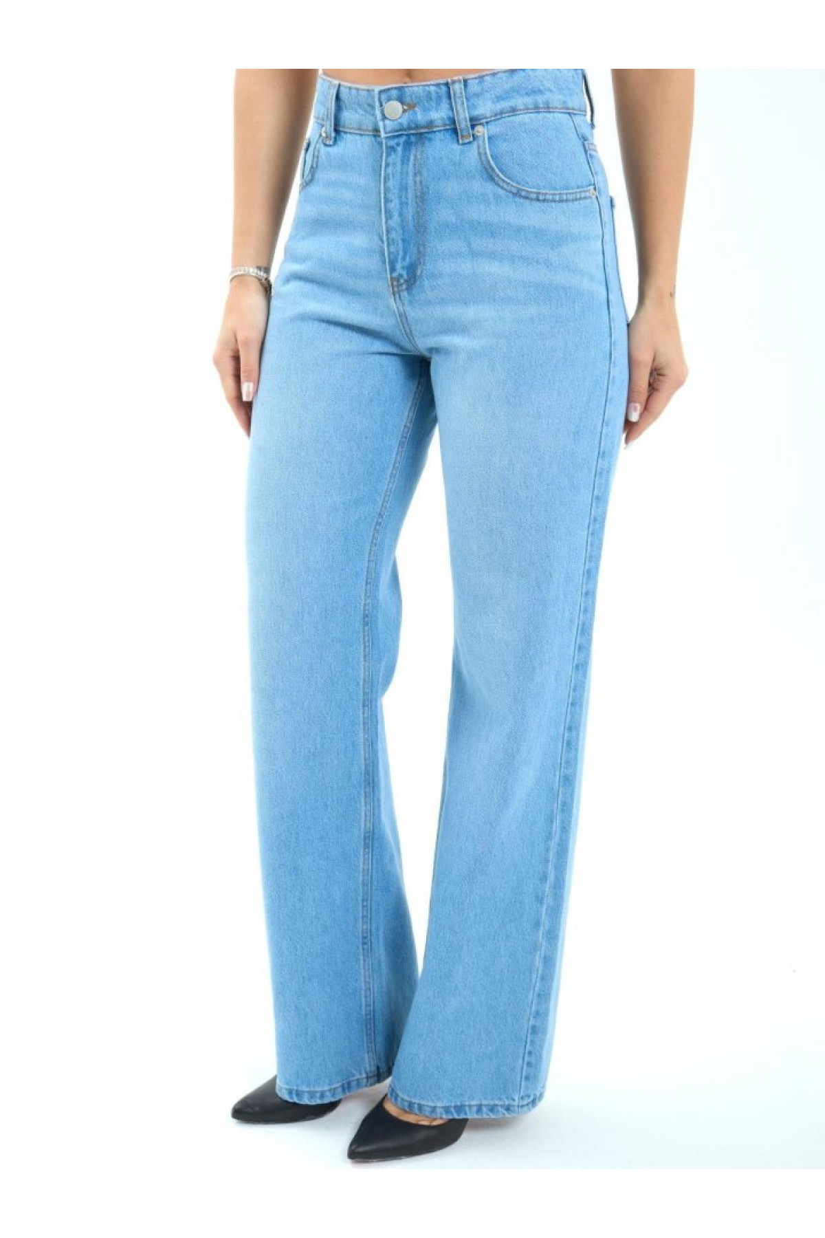 7044 KOT PANTOLON-MAVİ