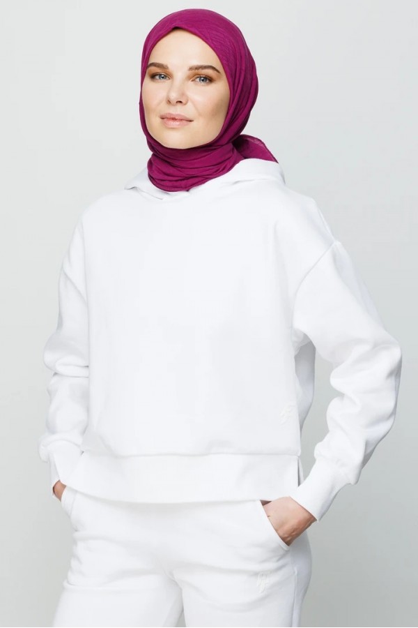 Bambu Eşarp - Mürdüm