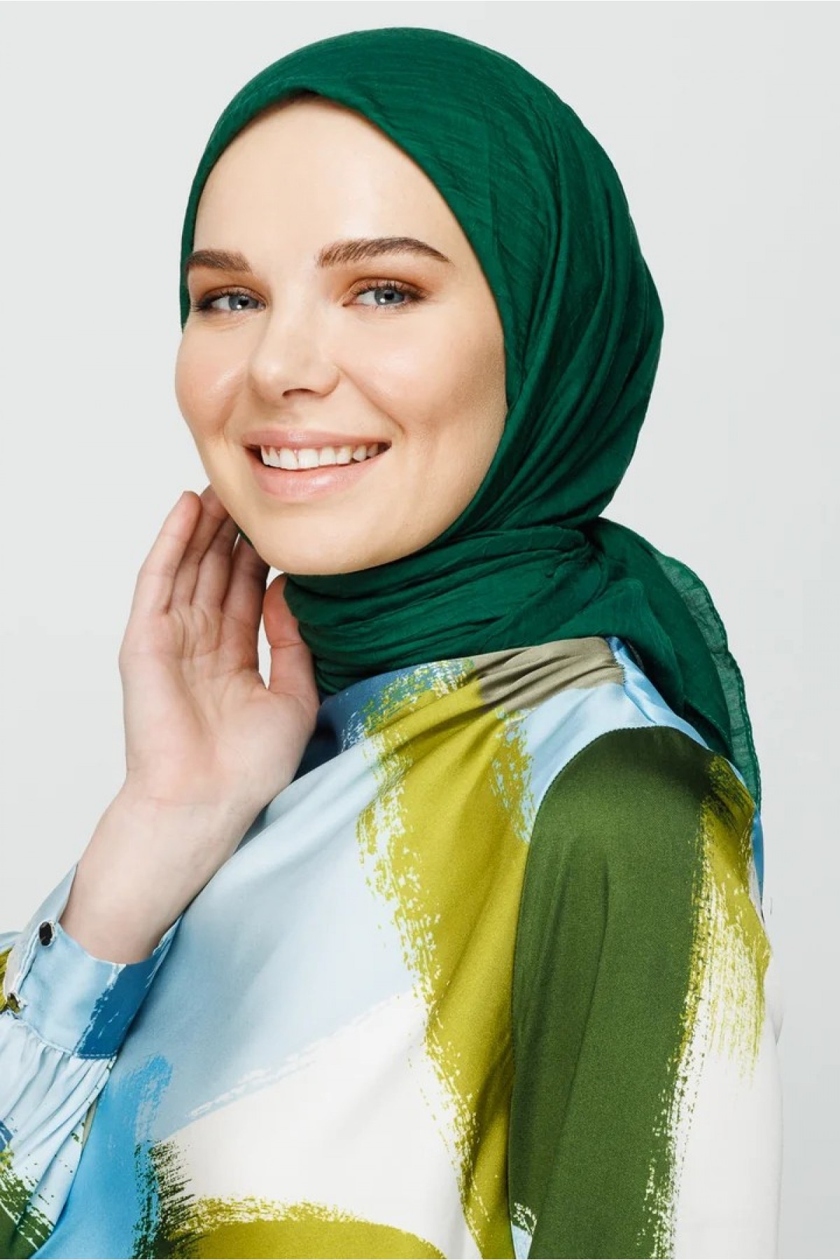 Bambu Eşarp - Zümrüt
