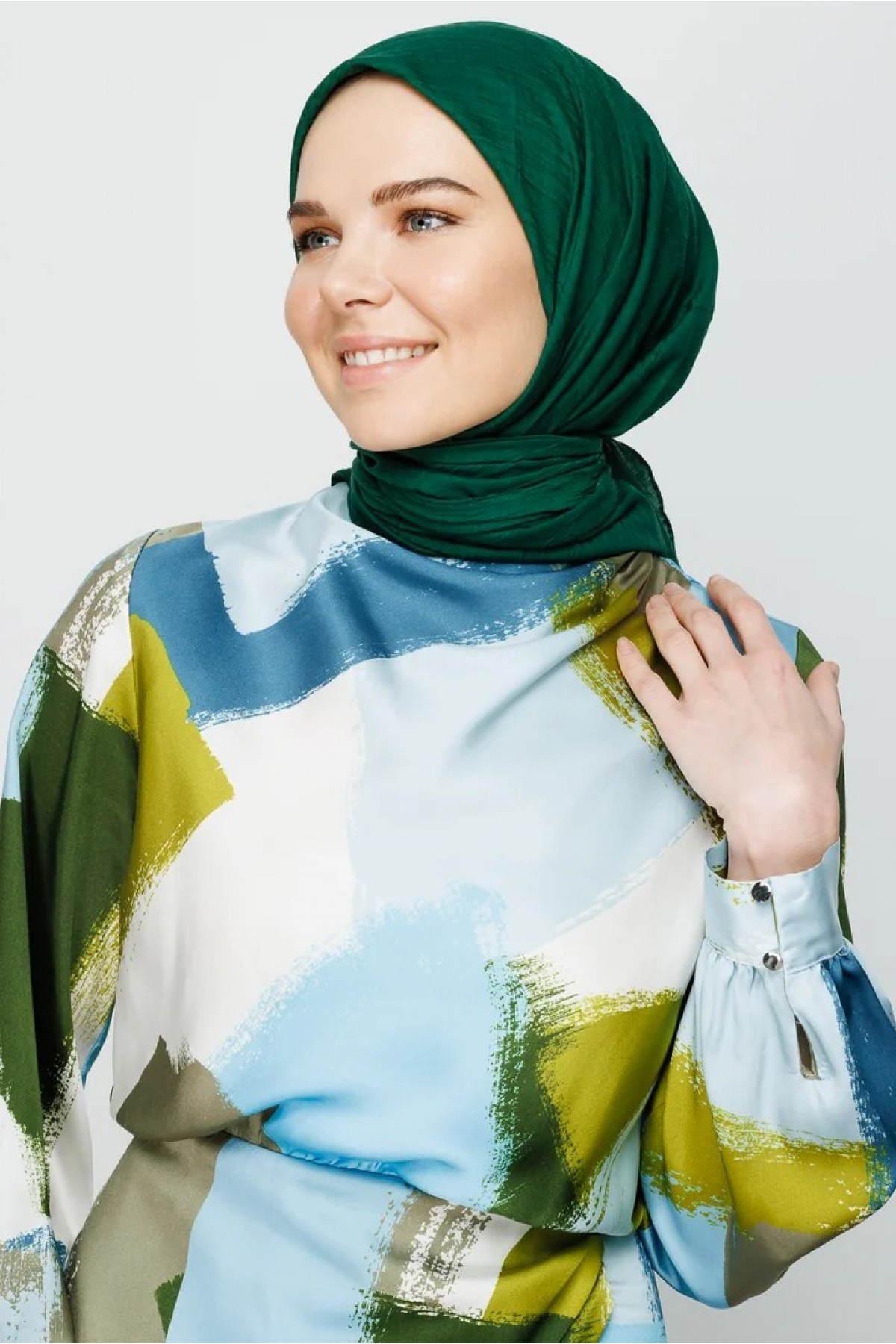 Bambu Eşarp - Zümrüt