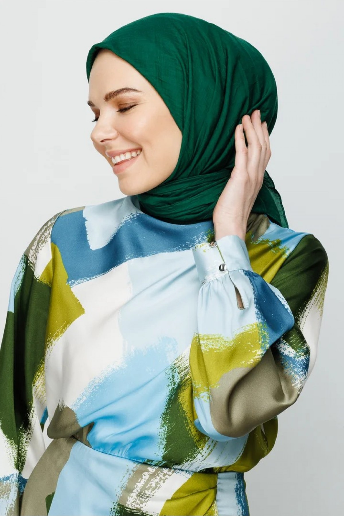 Bambu Eşarp - Zümrüt