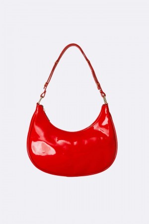 Mina Rugan Çanta - Kırmızı