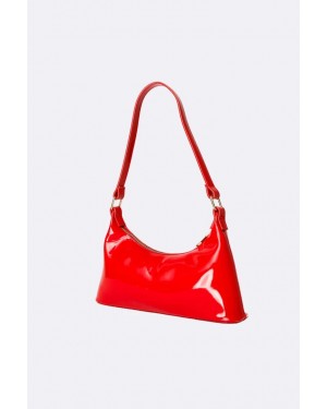 حقيبة حديقة من الجلد اللامع 