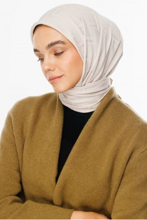 Viora Pattern Silky Jacquard Scarf 