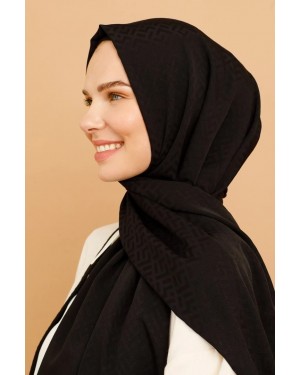 وشاح جاكار حريري بنمط حرف Z 