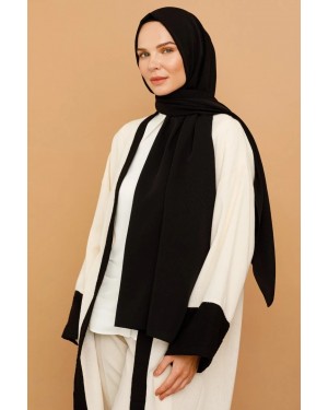 وشاح جاكار حريري بنمط حرف Z 