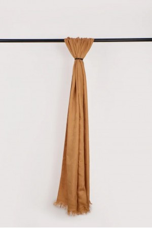 Chain Pattern Cotton Jacquard Scarf 