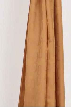Chain Pattern Cotton Jacquard Scarf 