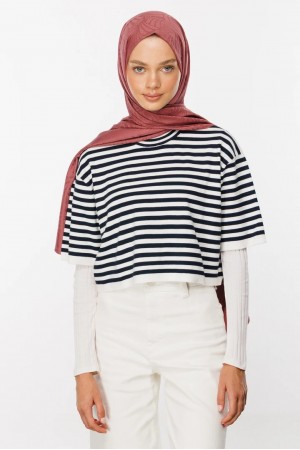 Artemis Pattern Silky Jacquard Scarf 