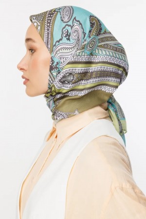 Virel Pattern Cotton Scarf 