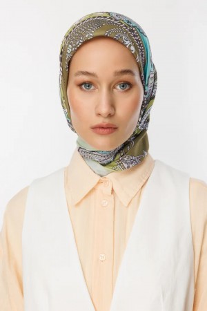 Virel Pattern Cotton Scarf 