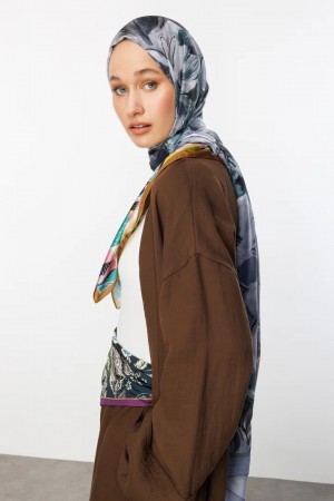 Rossel Pattern Cotton Scarf 