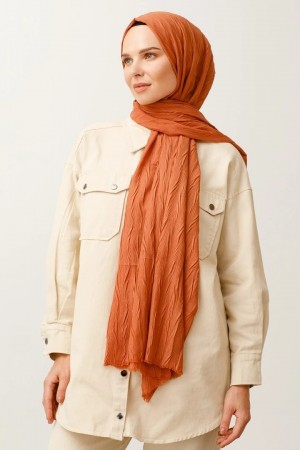Pleated Bamboo Shawl 