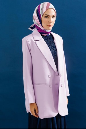 Akra Pattern Pleated Scarf 